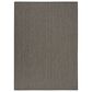 Nourison Horizon HOZ02 Charcoal 4" x 6" Indoor/Outdoor Area Rug, , large