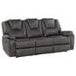 Steve Silver Katrine Manual Reclining Sofa in Charcoal, , large