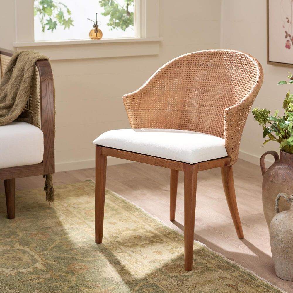 Safavieh Mura Arm Chair in Ivory, , large