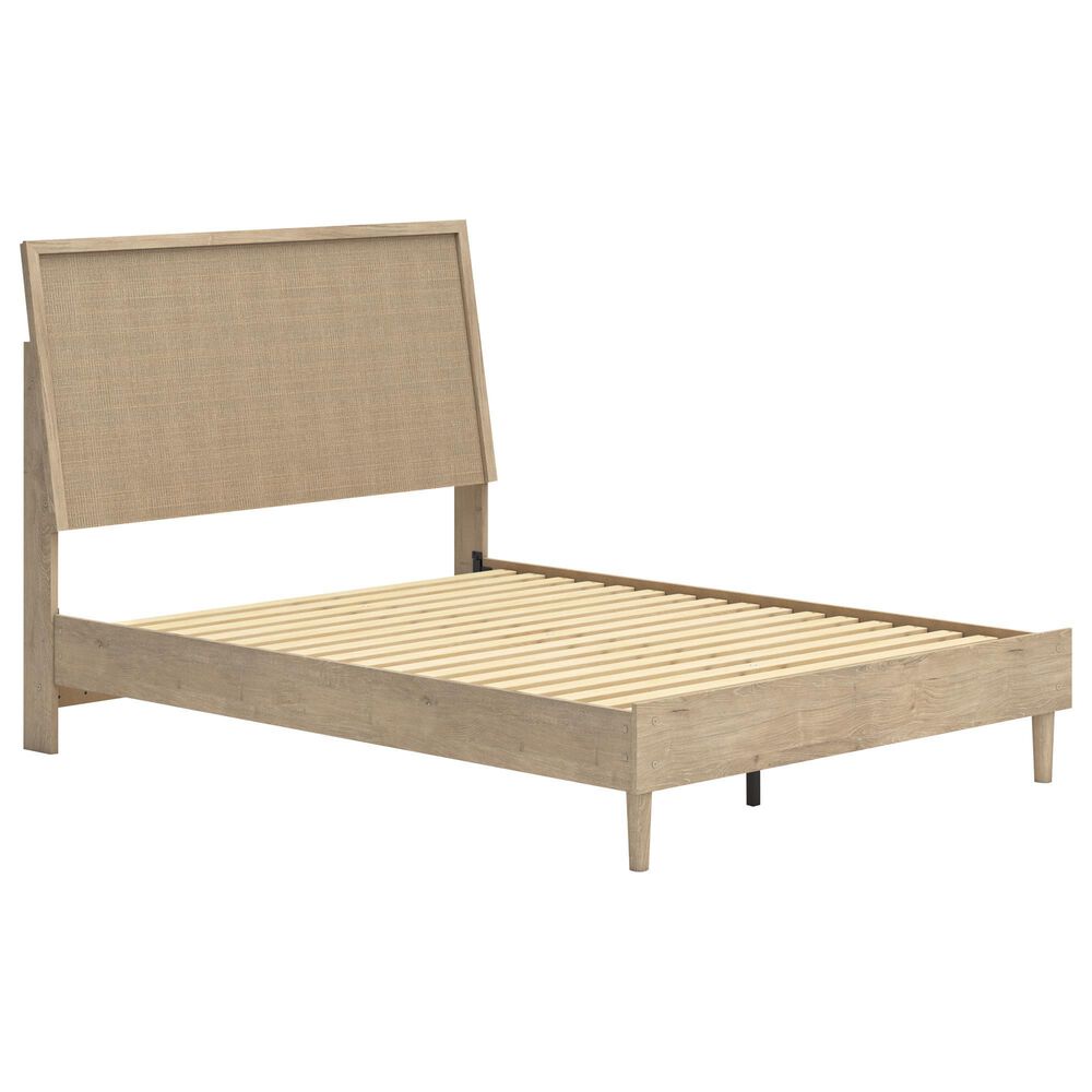 Ashley Cielden Queen Platform Bed in Tan, , large