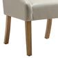 Office Star Products Monarch Side Chair with Cream Faux Leather Cushion in Light Oak, , large