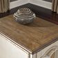 Ashley Realyn Chairside End Table in White and Brown, , large