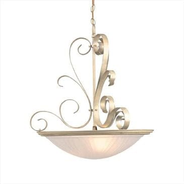 Lite Source Variance 3 Light Pendant Lamp in Pearl, , large