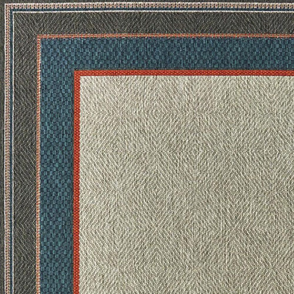 Oriental Weavers Latitude 8021L 6&#39;7&quot; x 9&#39;2&quot; Grey and Blue Area Rug, , large