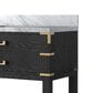 Lexora Home Norwalk 36" Single Bathroom Vanity in Black Oak with White Carrara Marble Top and Rectangle Sink, , large