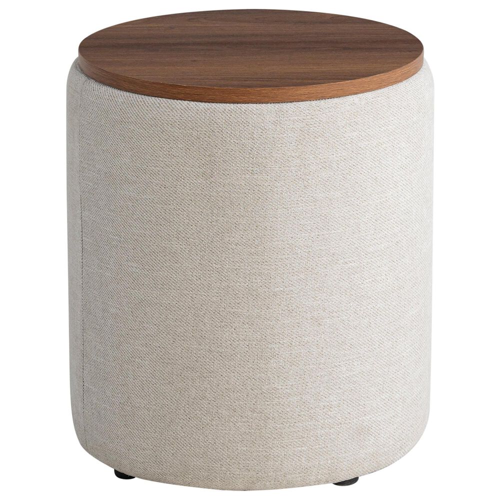 Lifestyle Solutions Avery 2-Piece Nested Storage Ottoman in Linen, , large