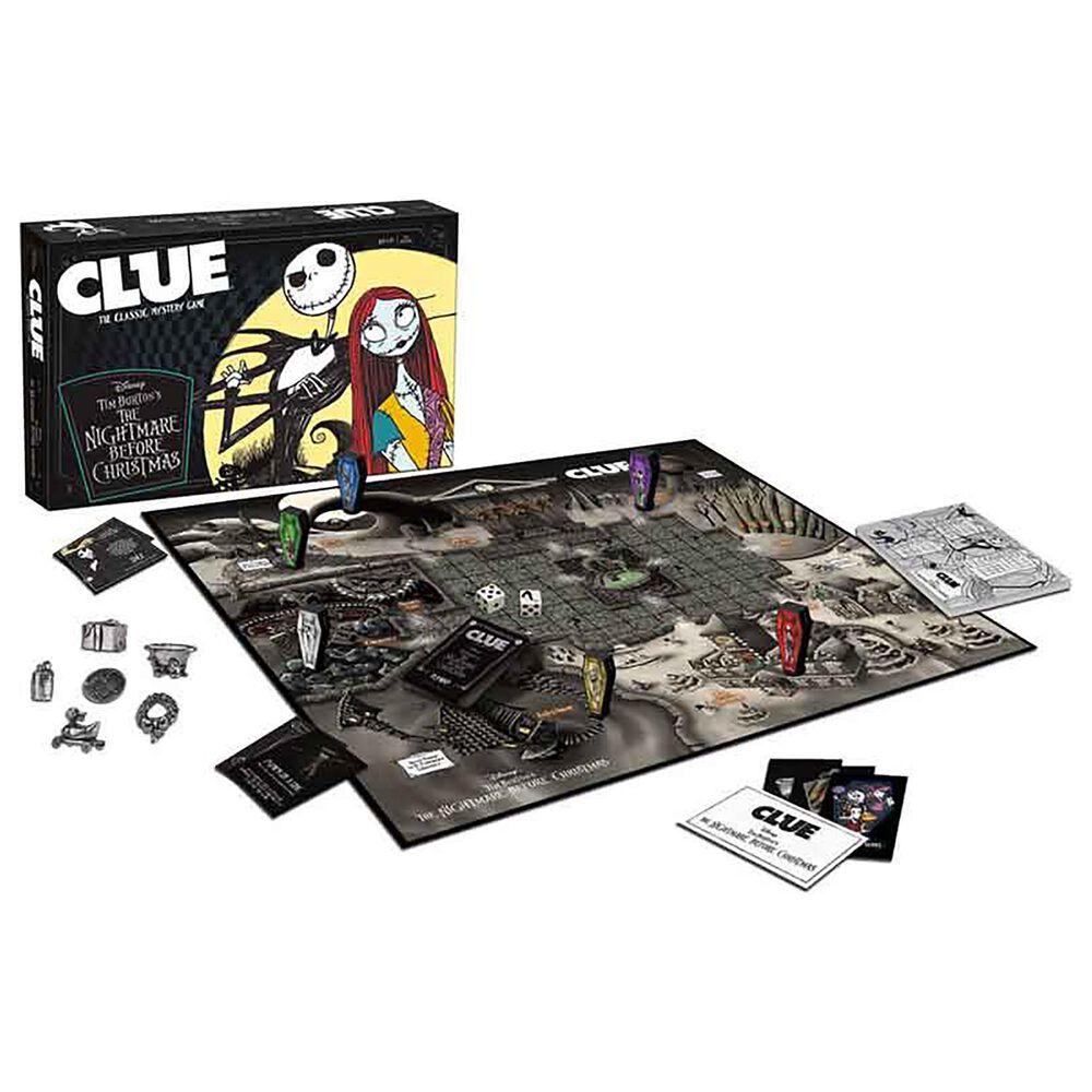 USAopoly Clue: Disney Tim Burton"s The Nightmare Before Christmas Game, , large