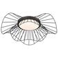 Golden Lighting Elena 24" Flush Mount in Natural Black, , large