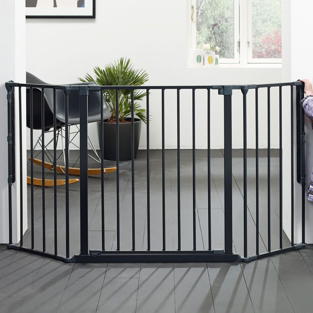 LA Baby BabyDan FLEX 35.4" - 57.5" Medium Gate in Black, , large