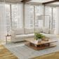 Feizy Brighton 7"9" x 9"9" Mint and Ivory Area Rug, , large