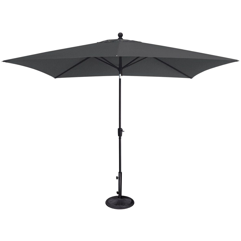 Treasure Garden Treasure Garden Umbrella with Stand in Carbon, , large