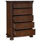 Ashley Lavinton 5-Drawer Chest in Cherry Brown, , large