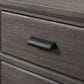Delta Children Asher 6-Drawer Dresser with Changing Top in Rustic Grey, , large