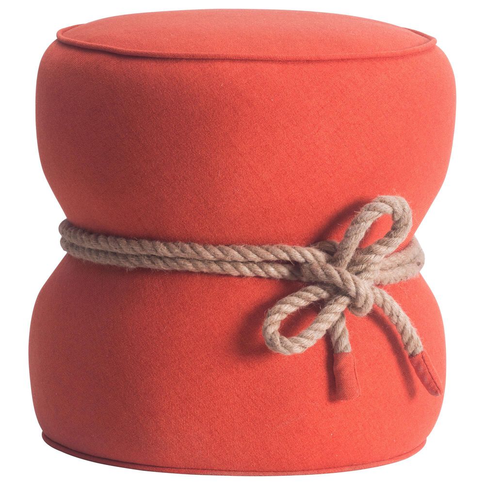 Zuo Modern Tubby Pouf Ottoman in Orange, , large