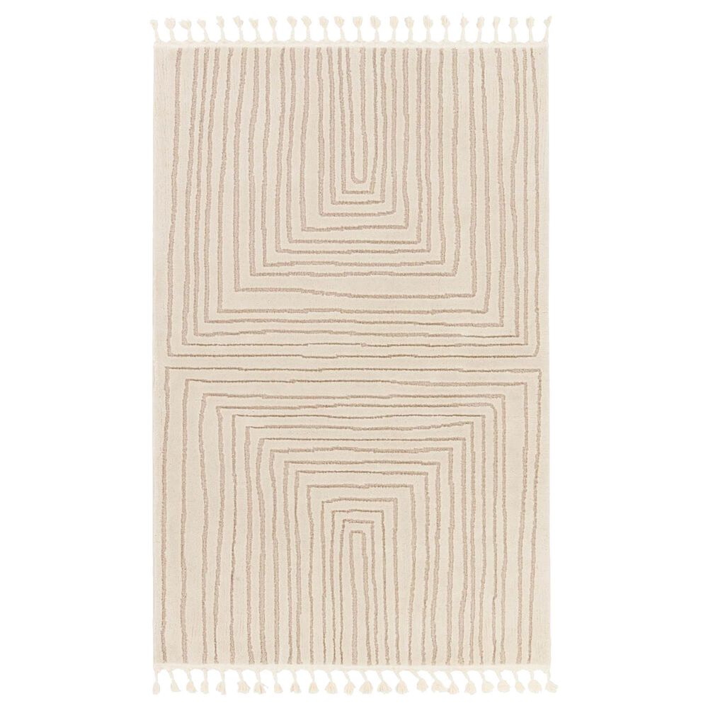 Jaipur Jaida Fantana Gray Morn and Humus 7"6" x 10" Area Rug, , large