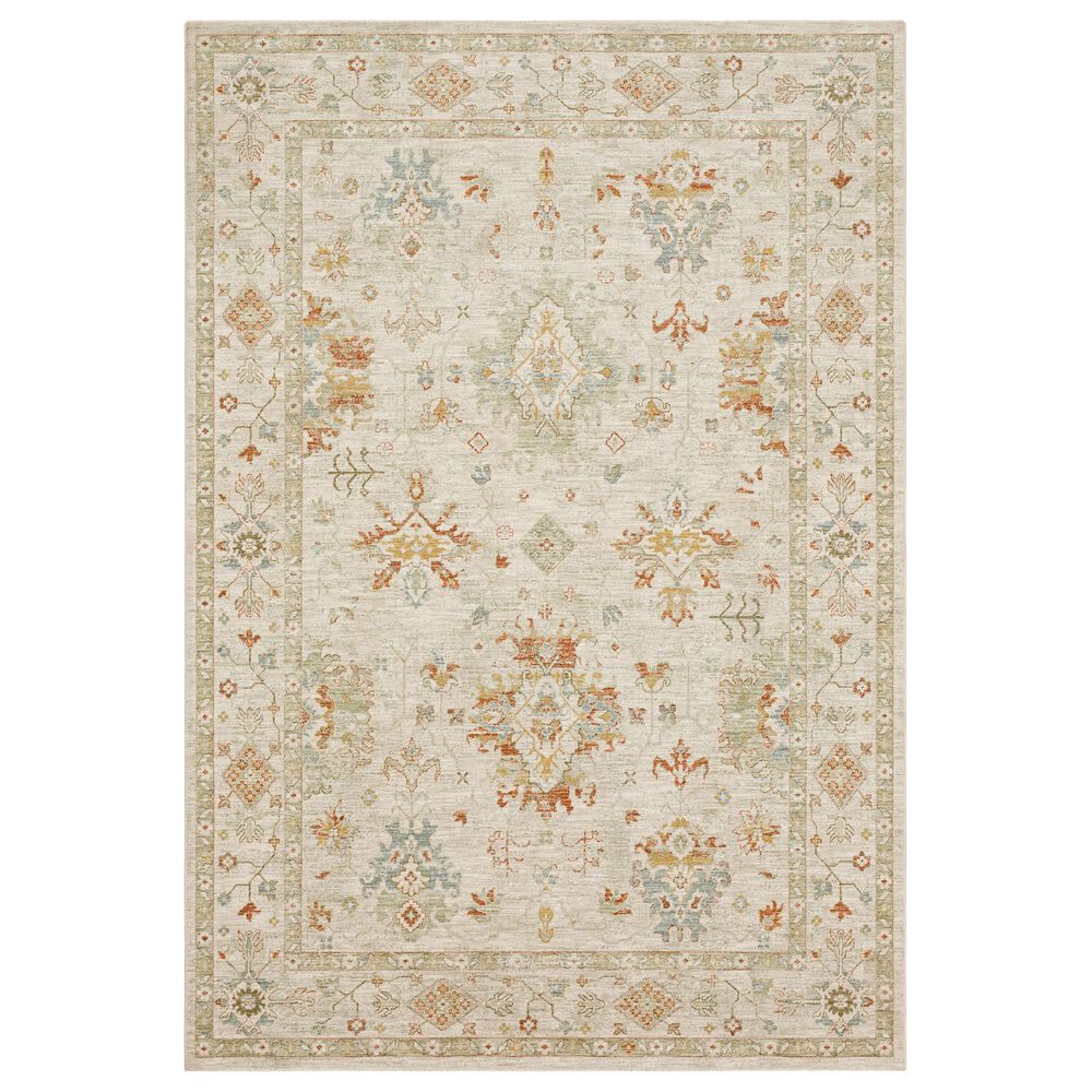 Karastan Adalia Traditional 9" x 12"2" Cream Area Rug, , large