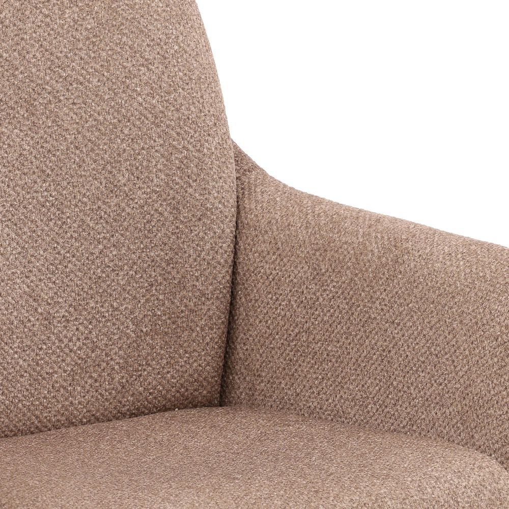 Blue Sun Designs Ravena Swivel Arm Chair in Matte Black, , large