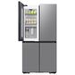 Samsung Bespoke 22.5 Cu. Ft. Bespoke 4-Door Flex French Door Refrigerator with Beverage Zone in Stainless Steel, , large