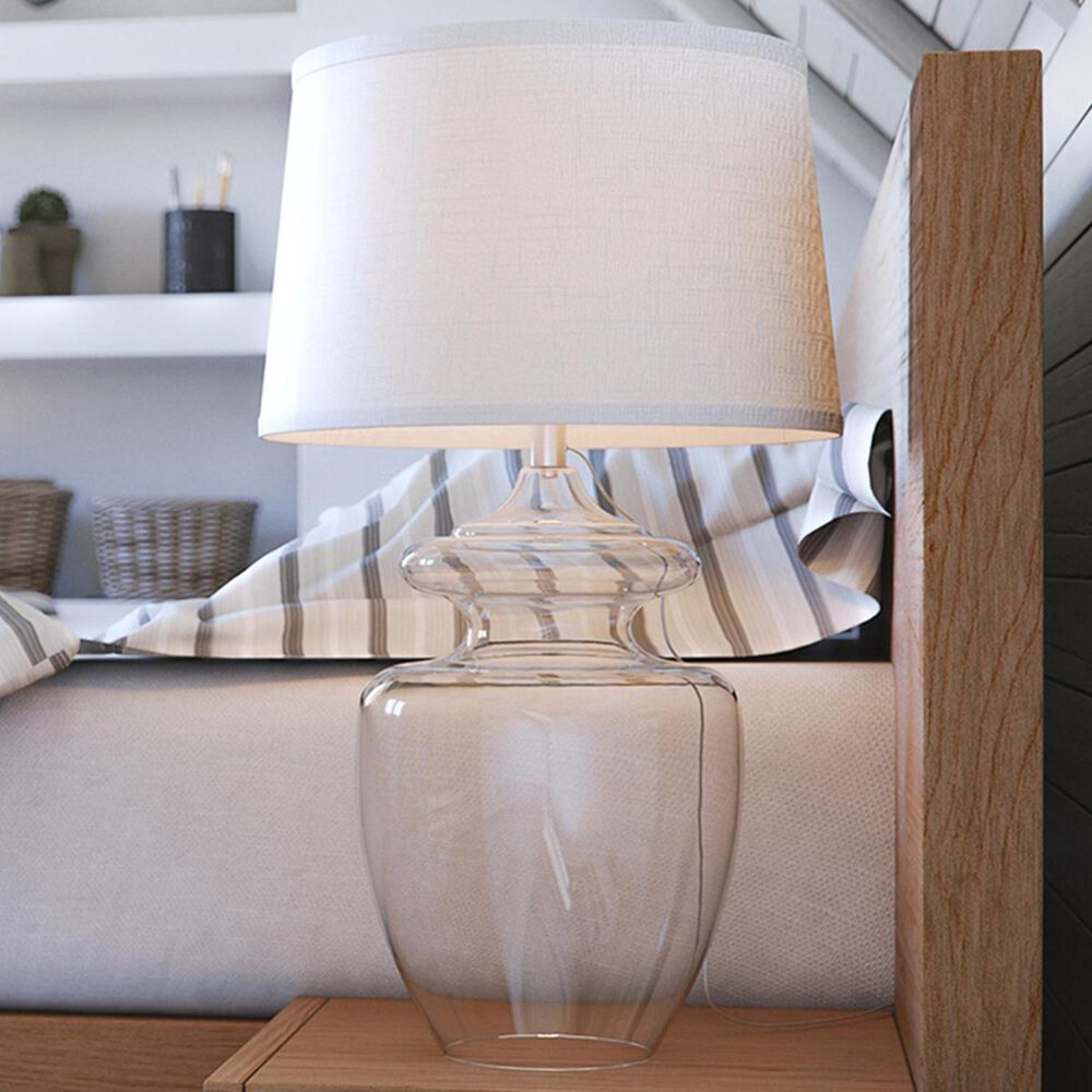 Kenroy Apothecary Table Lamp in Clear Glass, , large