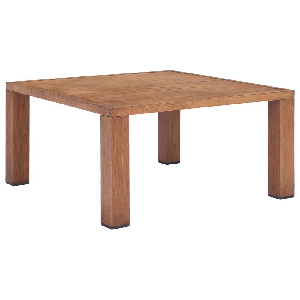 Zuo Modern Regels Patio Coffee Table in Natural, , large