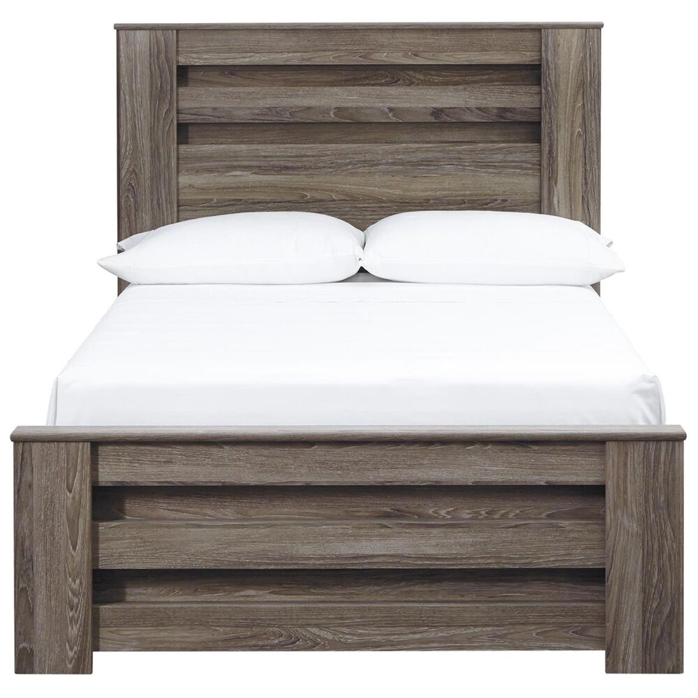 Ashley Zelen Full Panel Bed in Warm Grey, , large