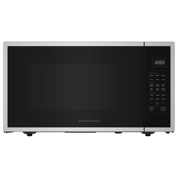 KitchenAid 1.6 Cu. Ft. Countertop Microwave Oven in Print Shield Stainless Steel, , large