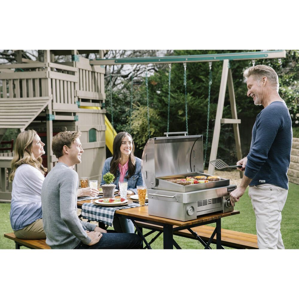 Coyote Outdoor CCVRPG-CT Portable Liquid Propane Gas Grill in Stainless Steel, , large