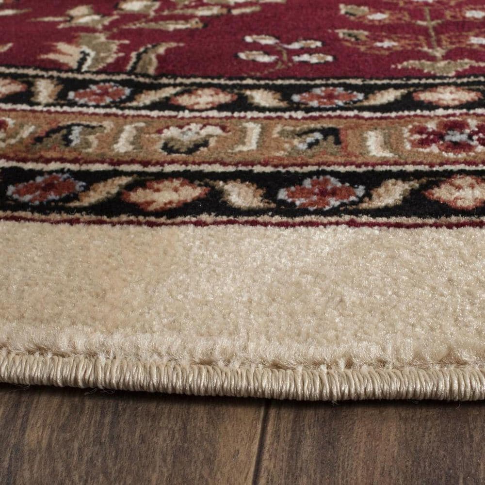 Safavieh Lyndhurst 8&#39; Round Ivory and Red Area Rug, , large