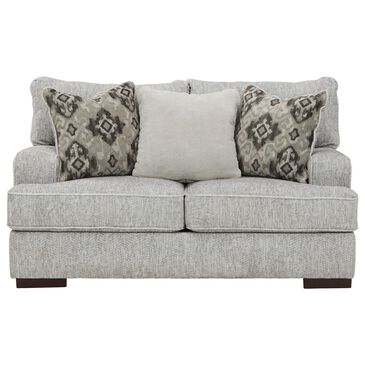 Signature Design by Ashley Mercado Loveseat in Pewter Grey, , large