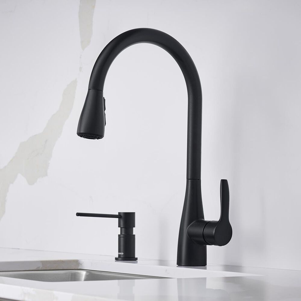 Blanco Atura Pull-Down Kitchen Faucet 1.5 GPM in Matte Black, , large