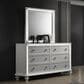 New Heritage Design Stardust Dresser Mirror in White, , large