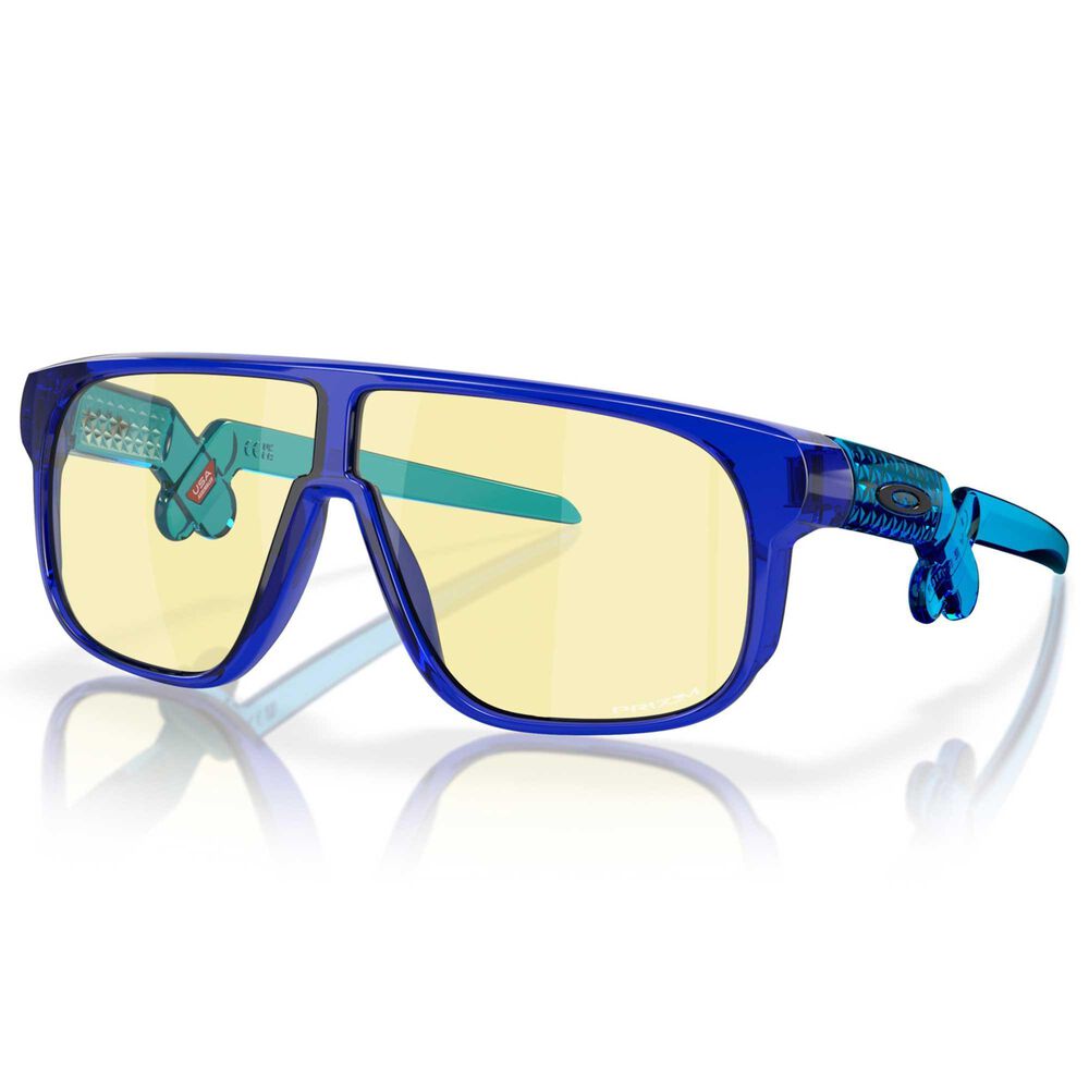 Oakley Inverter Youth Fit Gaming Sunglasses with Yellow Prizm Gaming Lenses in Crystal Blue, , large