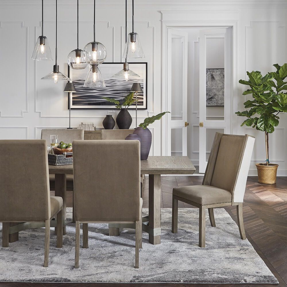 Ashley Chrestner Rectangular Dining Table in Waxy Gray - Table Only, , large