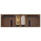 James Martin Vanities Myrrin 72" Double Vanity in Mid-Century Walnut with 3 cm White Zeus Quartz Top, , large