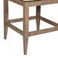 Armen Living Vivid Patio Bar Stool with Taupe Cushion in Brown, , large
