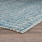 L&R Resources Bleached Naturals 5" x 7"9" Bleach, Blue and Ivory Area Rug, , large