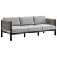 Blue River Cuffay 4-Piece Patio Conversation Set in Dark Gray, , large