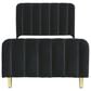 Baby Appleseed Gatsby Toddler Bed in Black Velvet, , large