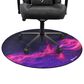 Arozzi Zona Microfiber Noise Dampening and Scratch Protection Anti-Slip Chair Mat in Deep Purple and Galaxy, , large
