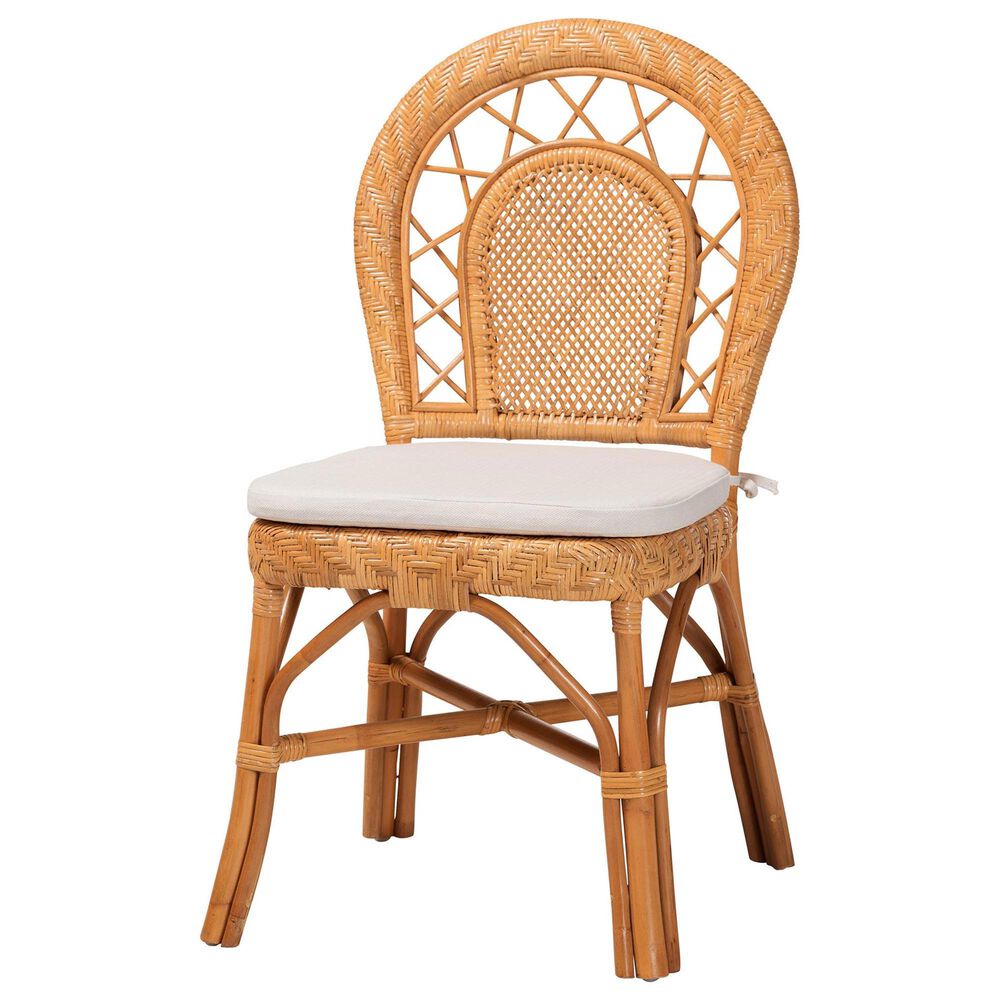 Baxton Studio Adam Side Chair in Light Honey, , large