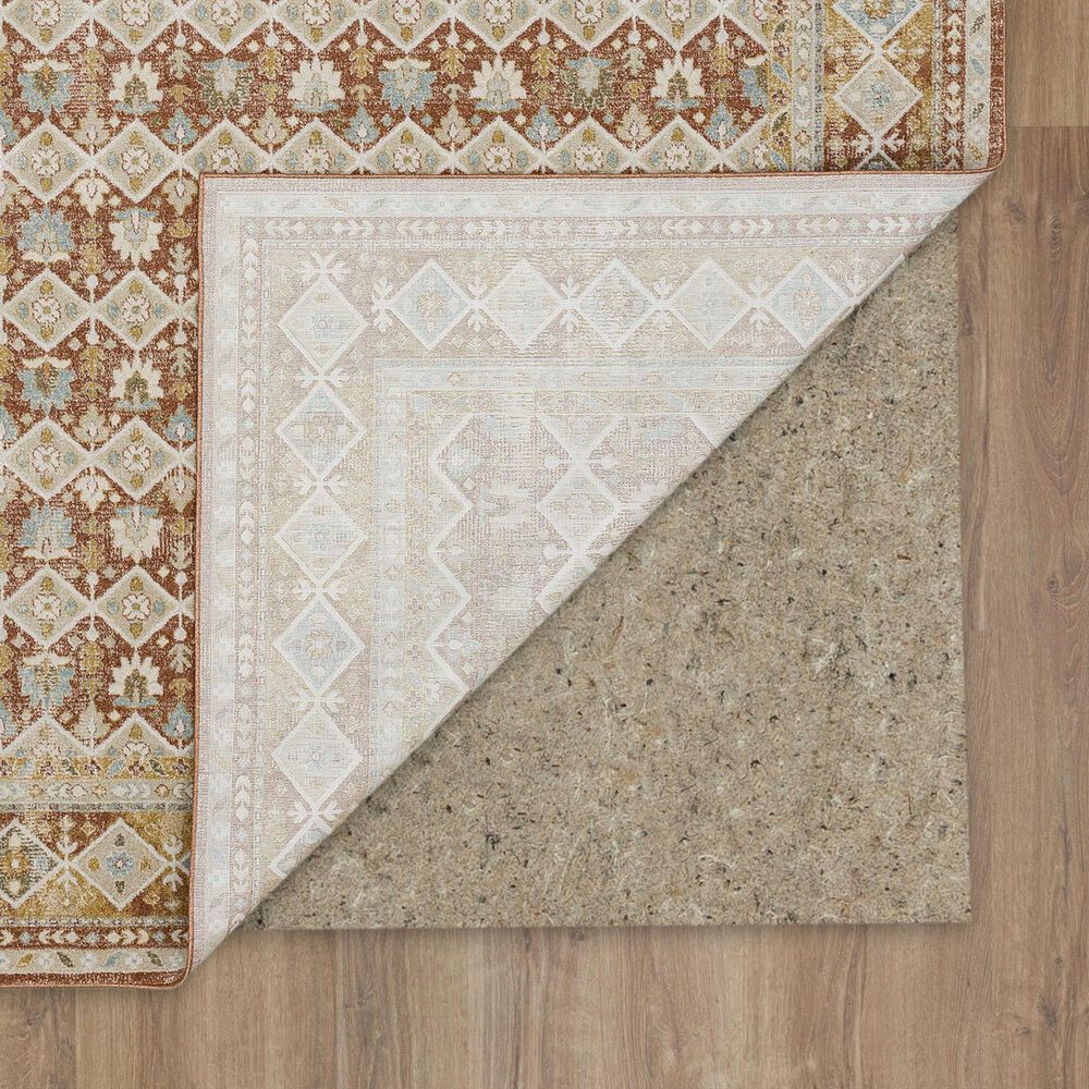 Karastan Windemere R1260 6&#39;6&quot; x 9&#39;10&quot; Terracotta Area Rug, , large