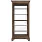 Chapel Hill Accents Sliding Door Curio Cabinet in Brown, , large