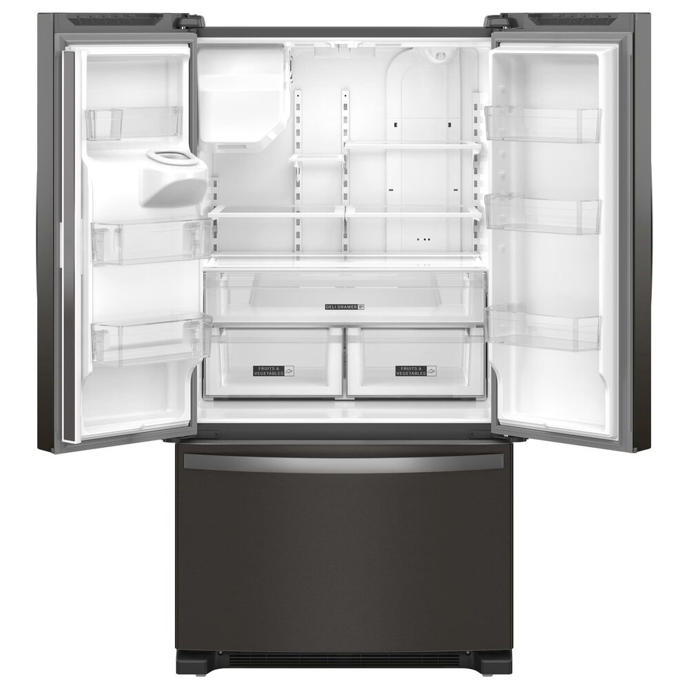 Whirlpool 24.7 Cu. Ft. French Door Refrigerator in Black Stainless Steel, , large