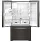 Whirlpool 24.7 Cu. Ft. French Door Refrigerator in Black Stainless Steel, , large