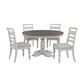 Davis International French Country Upholstered Side Chair Only in White, , large