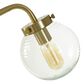Flair Industries 60.5" Contemporary Floor Lamp in Antique Brass, , large