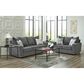 Ashley Stairatt Stationary Sofa and Loveseat Set in Gravel, , large