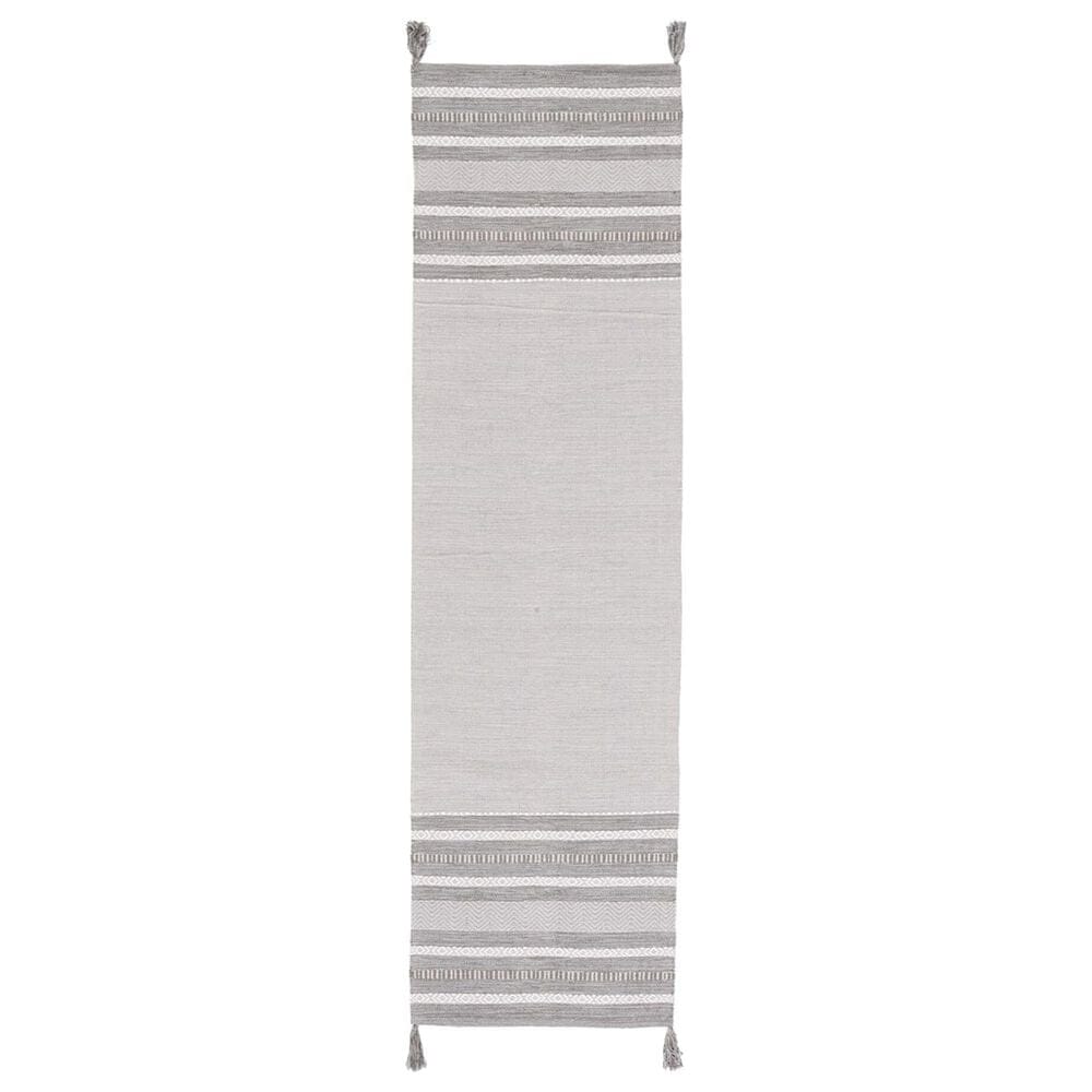 Safavieh Montauk MTK214F 2"6" x 6" Grey and Ivory Runner, , large