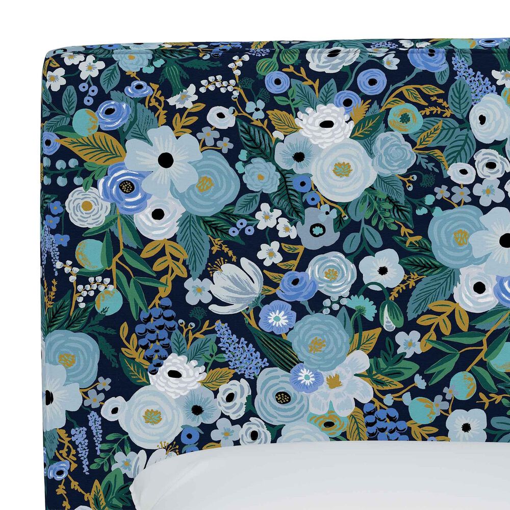 Skyline Furniture Elly King Headboard in Garden Party Blue, , large