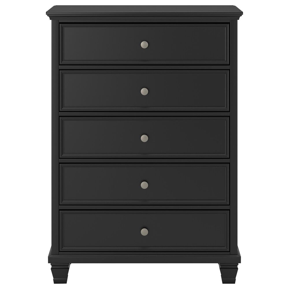 Ashley Lanolee 5-Piece King Bedroom Set in Black, , large